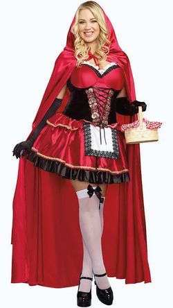 Adult plus size Red Riding Hood Costume