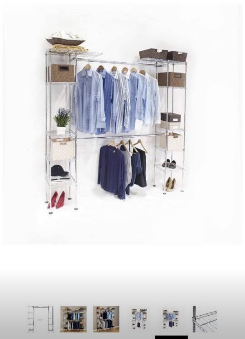 NEW in box closet organizer!