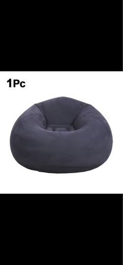 New Navy Blue Inflatable Bean Bag Chair