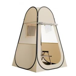 642*Pop up Sports Tent, 47x47 in Clear Bubble Tent for 1 Person, Waterproof Outdoor Pod with Floor Mat & Top Cover, Garden Igloo Dome Tents Camping Sh
