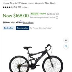 26" Men's Havoc Mountain Bike 