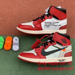 Jordan 1 x Off White AJ1 chicago