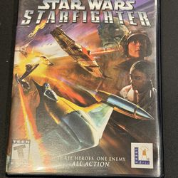 Star Wars: Starfighter (Sony PlayStation 2, 2002 PS2) Complete w/ manual 