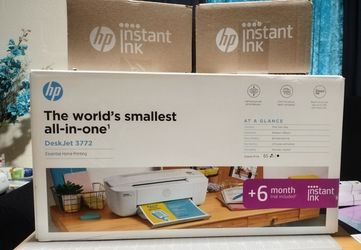 HP Deskjet 3772 All-In-One Printer w/Ink