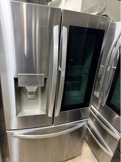 🌠🌄LG thinQ refrigerador stainless steel like new🌄🌠