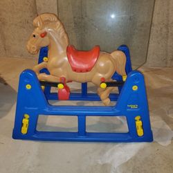 40.00 ....FIRST " Toddler + size Rocking horse, Excellent condition.. porch pickup.