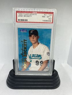 Josh Beckett 1999 Fleer “Fleer Tradition, Graded PSA 8.5” Rookie Card (U-122)