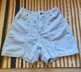 Billabong in Collaboration with Wrangler Suede Light Blue Shorts