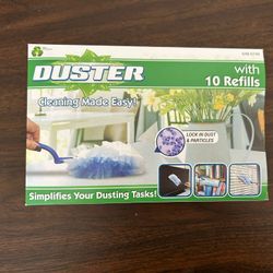 Cleaning Made Easy Handheld Duster With 10 Refills