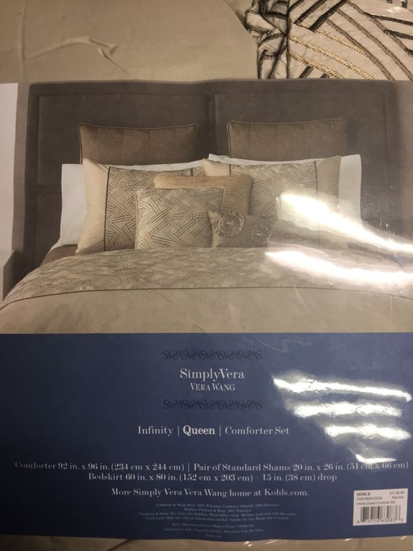 Vera Wang Simply Vera Infinity Comforter Set For Sale In Lakewood