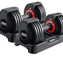 25/55lb Adjustable Dumbbell Set