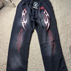 Hellstar Pants Black/Red Size Medium