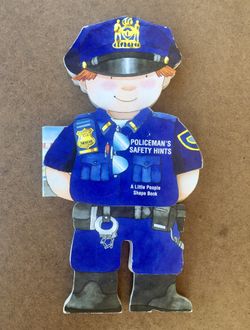 Policeman’s Safety Hints - Little People Shape Children’s Board Book