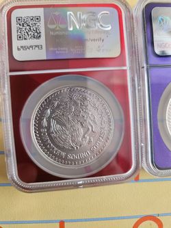 1995 silver libertad ms 67.1985 silver libertad ms66.