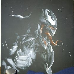 Venom Oil Painting