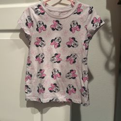 Girls, Minnie, mouse T-shirt, size 4T