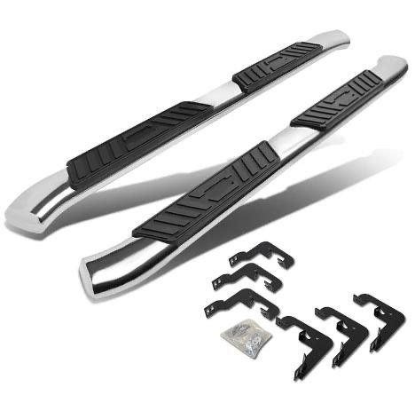 LA Zona Auto Parts 07 To 18 Chevrolet Silverado GM Sierra Side Step Nerf Bar Running Board Estribos Escalon Chrome