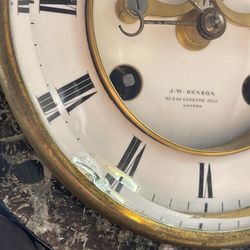 Clock Mantel J.W Benson