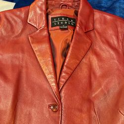 Woman’s Leather Blazer