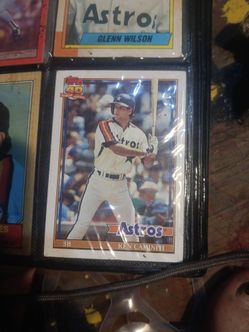 1991 Topps Ken Caminiti Houston Astros Baseball Card