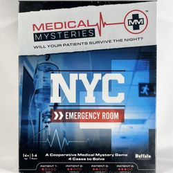 Medical Mysteries: NYC Emergency Room 2023 Buffalo Games New Factory Sealed