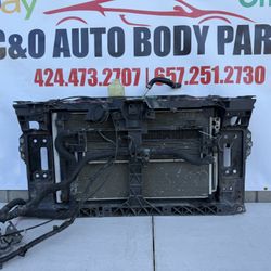 2014 2015 2016 2017 2018 2019 2020 2021 2022 2023 2024 Infiniti Q50 Q60 Sedan Radiator Core Support Assembly Radiator Condenser And Fan 