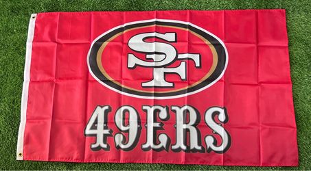 49ers flag size 5’x3’