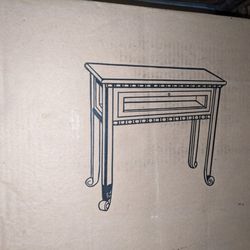Unopened Wood Console Table
