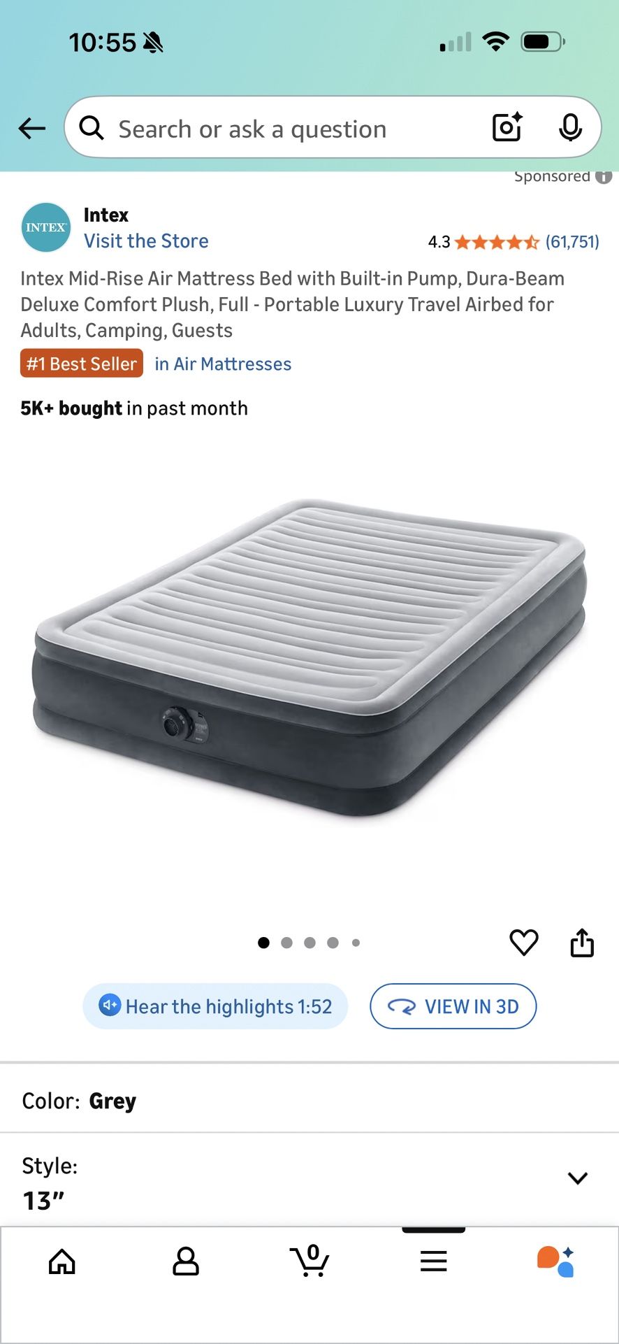 Air Mattress Twin And Full