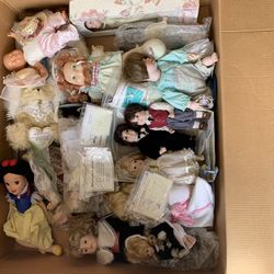 Unique Porcelain Doll Collection