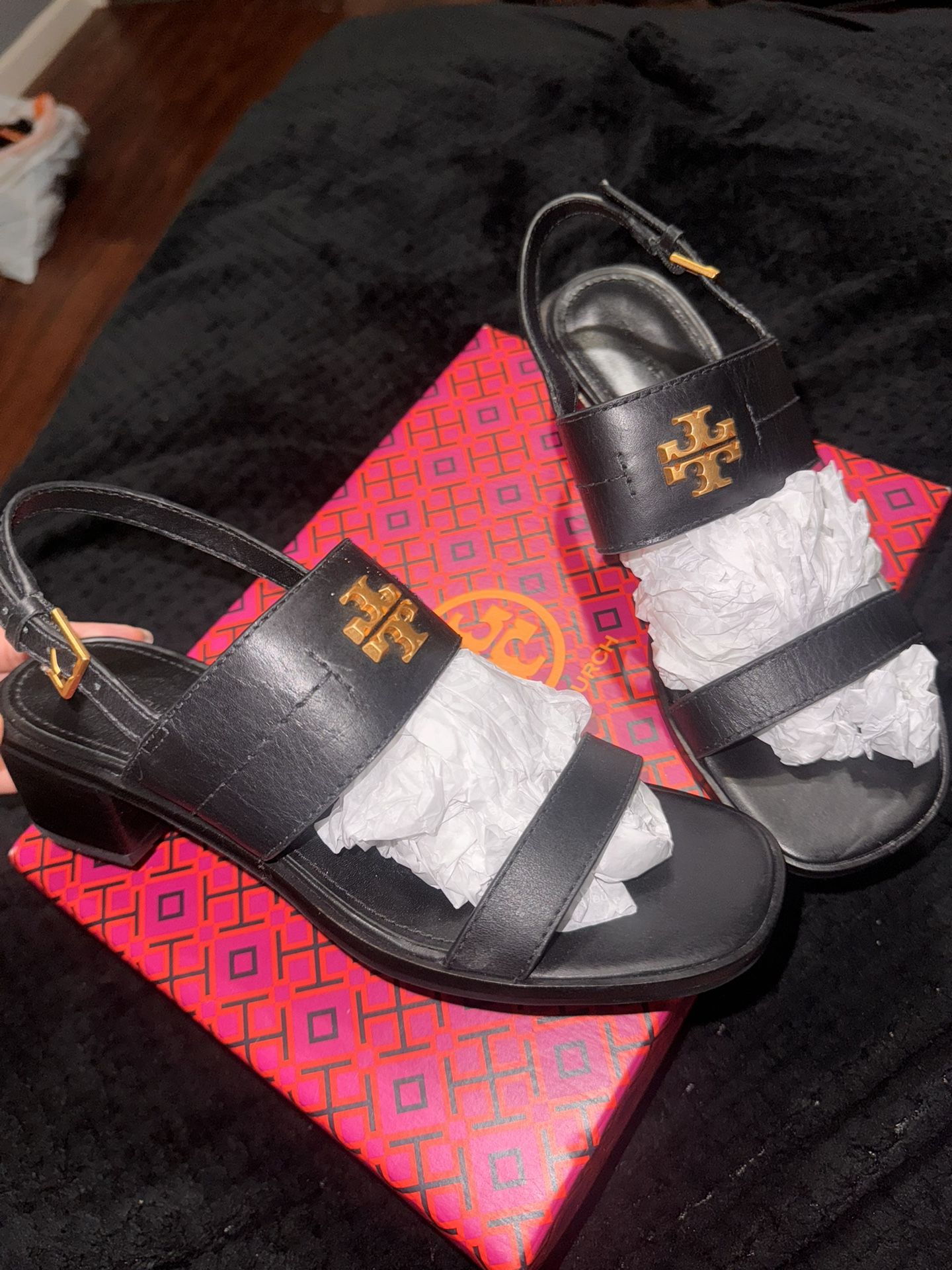 Tory Burch Heel Sandal ( Never Used ) - Size 7- OBO