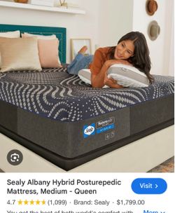 🟢 Sealy Albany Hybrid Posturepedic  * Queen -Research this one..Don’t  miss out !!!