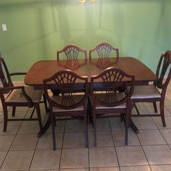 Table and chairs