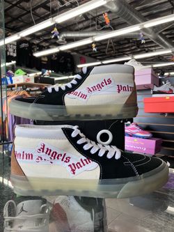 Vans Vault Sk8-Mid LX Palm Angels Black White Beige