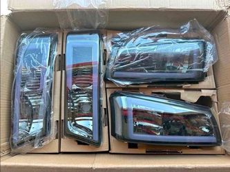 03-06 Chevy Silverado/Avalanche Headlights Faros Calaveras Micas Luces