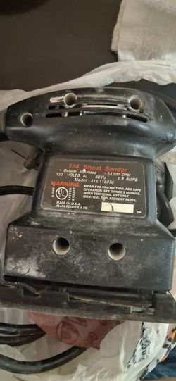 Sears Craftsman Finishing Sander