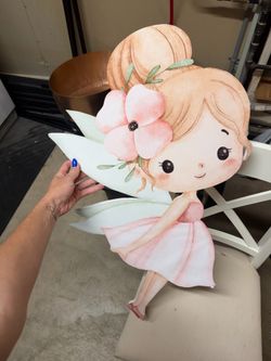 Large Fairy Girl Cutout Party Decoration (20x30)