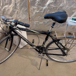 Large Mens Trek Bicycle With Bike Rack 21 Speed