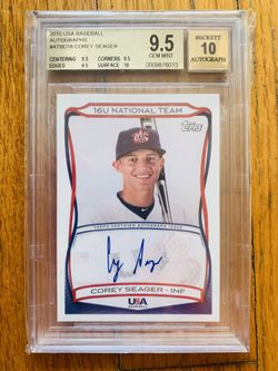 Corey Seager Dodgers Topps Rookie Auto!