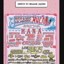 Besame Mucho Concert (General admission) 