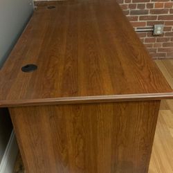 Wooden office desk