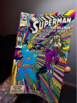 Beautiful 😍!! Superman #61 (1991) - Waverider vs. The Linear Men - DC Comics !!