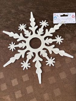 Snowflake Christmas tree decoration