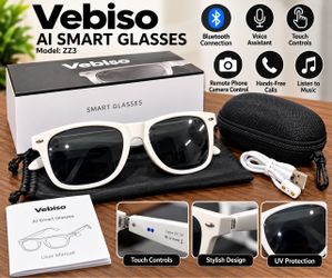 VEBISO AI SMART GLASSES – NEW IN BOX