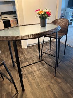 Table and chairs