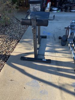 Adjustable Roman Chair Back Hyperextension Bench