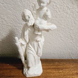 Vintage Goebel Saint Joseph and Child Jesus Figurine Bee V Marking