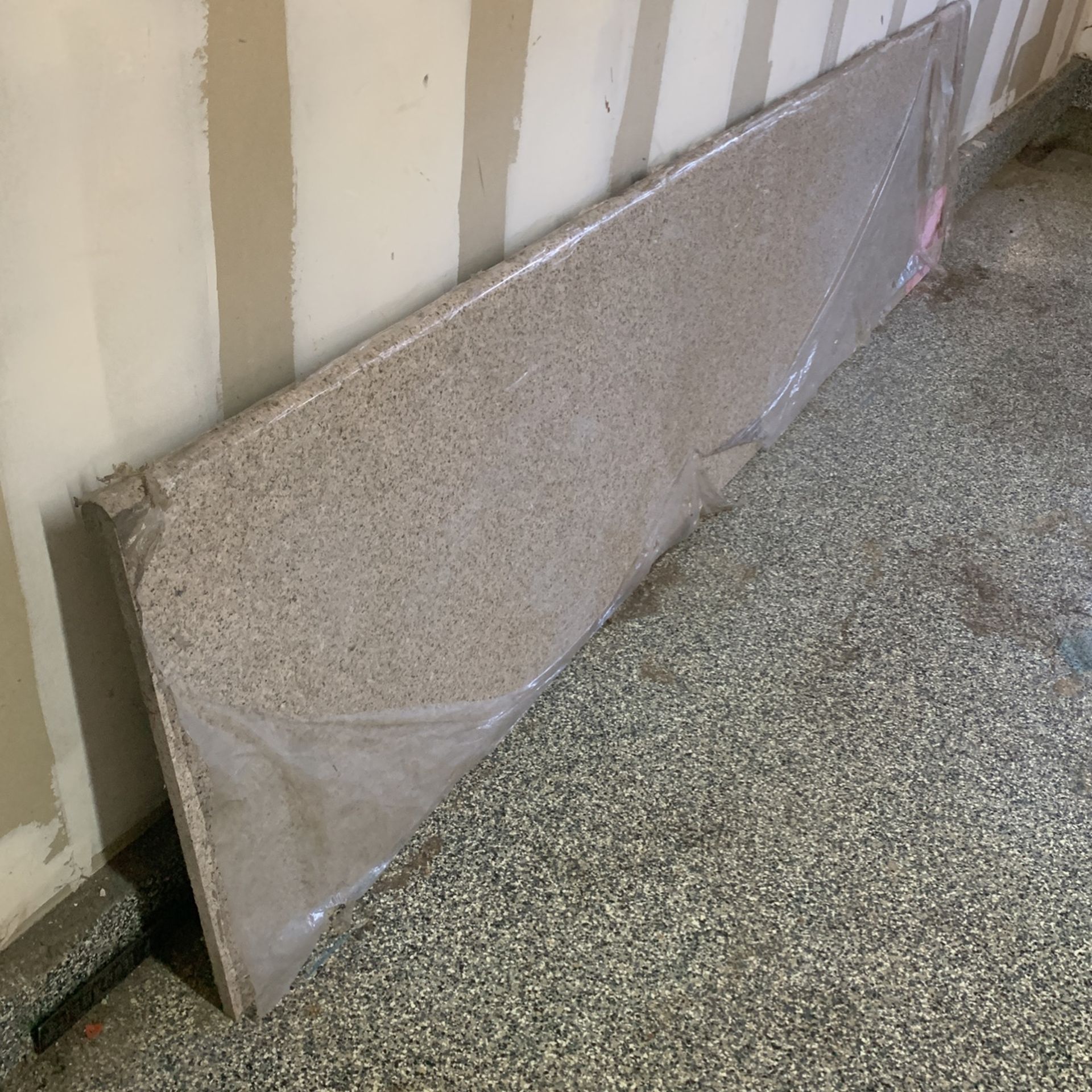 9 X 2 Bull nose granite countertop with 6 inch backsplash.
