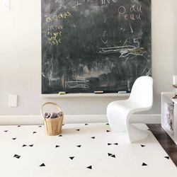 Little Bot Baby Play Mat (Ofie mat, zen line + triangle)