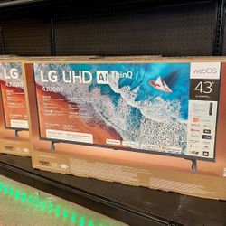 43UQ80 43” Lg Smart 4k Uhd Tv